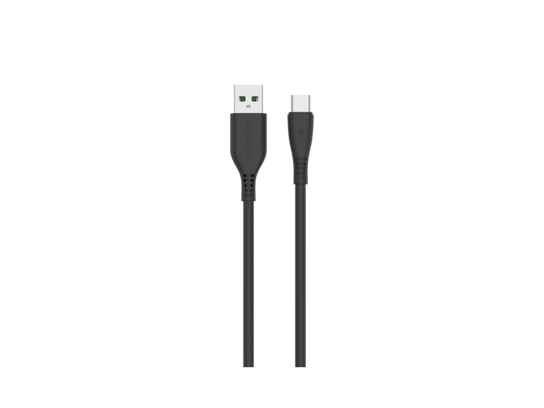 Buy Platinum FLEX Type-C 3.0A Cable 1M - Black in Qatar Buy Platinum FLEX Type-C 3.0A Cable 1M - Black in Qatar
